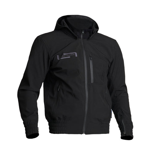 Lindstrands Textie Frisen Motorjas Zwart