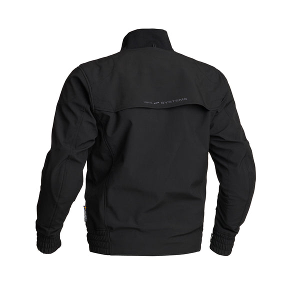 Lindstrands Textie Frisen Motorjas Zwart
