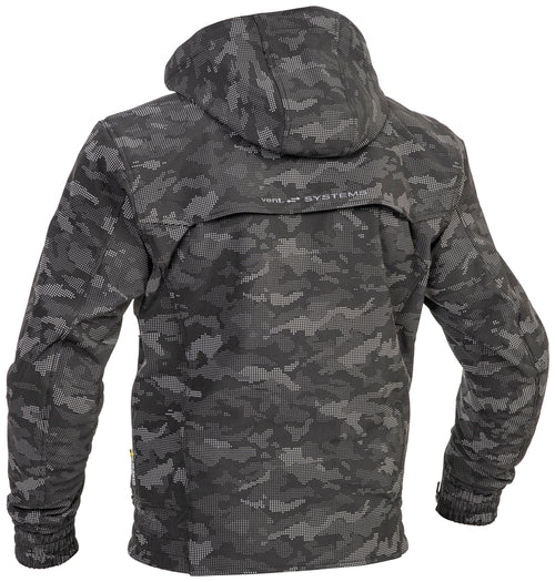 Lindstrands Frisen Black/reflecting pattern Motorjas
