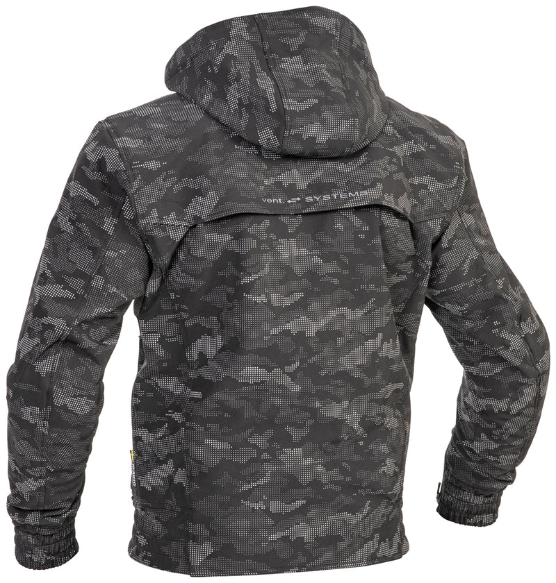 Lindstrands Frisen Black/reflecting pattern Motorjas