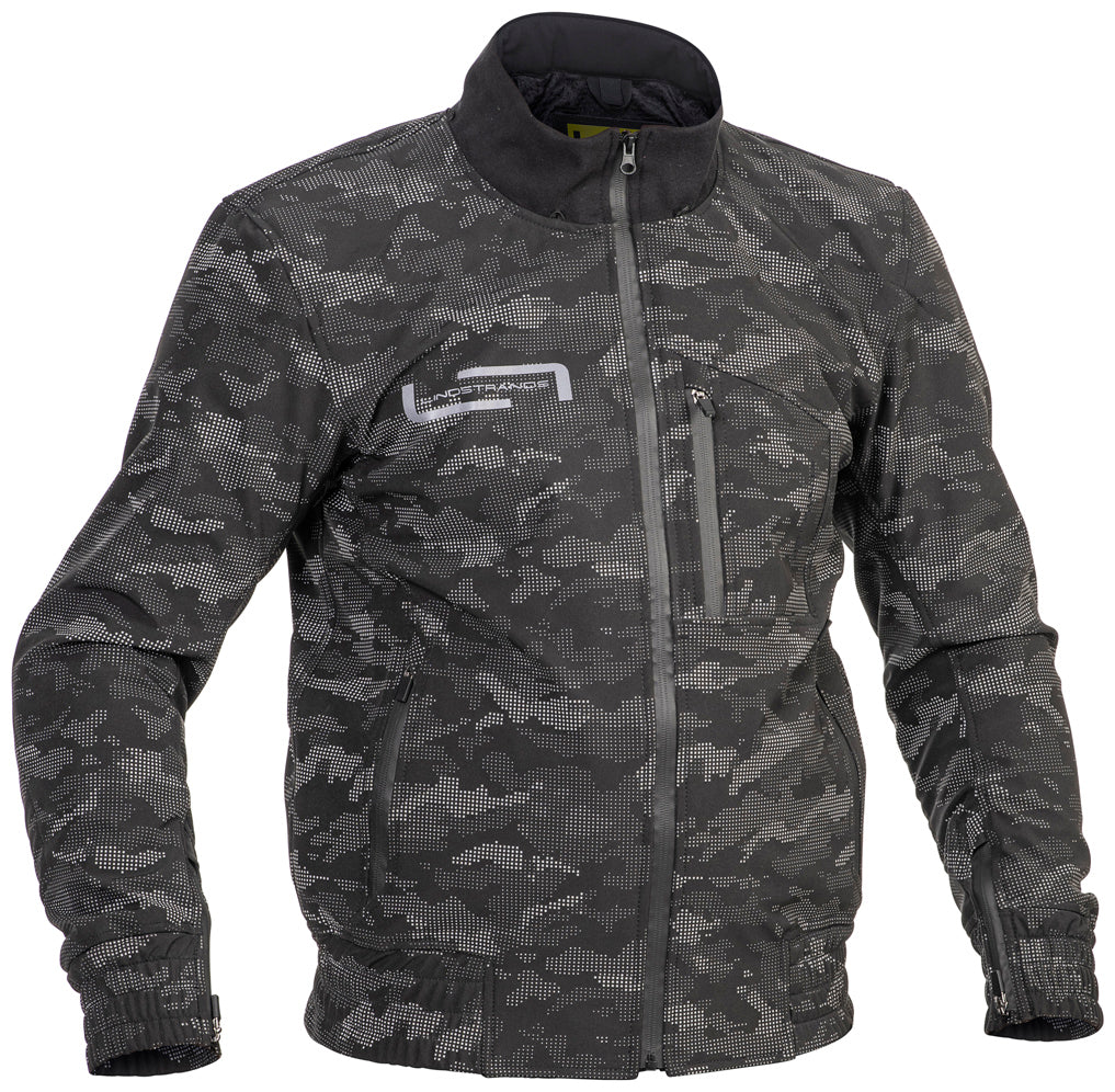 Lindstrands Frisen Black/reflecting pattern Motorjas