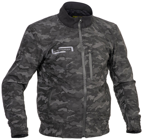 Lindstrands Frisen Black/reflecting pattern Motorjas