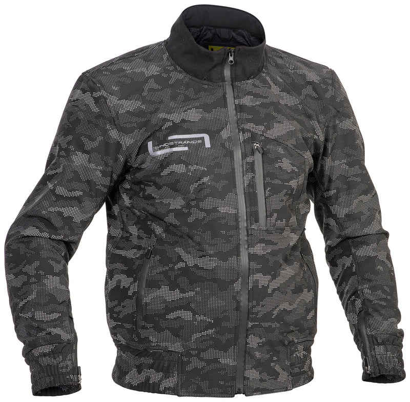 Lindstrands Frisen Black/reflecting pattern Motorjas
