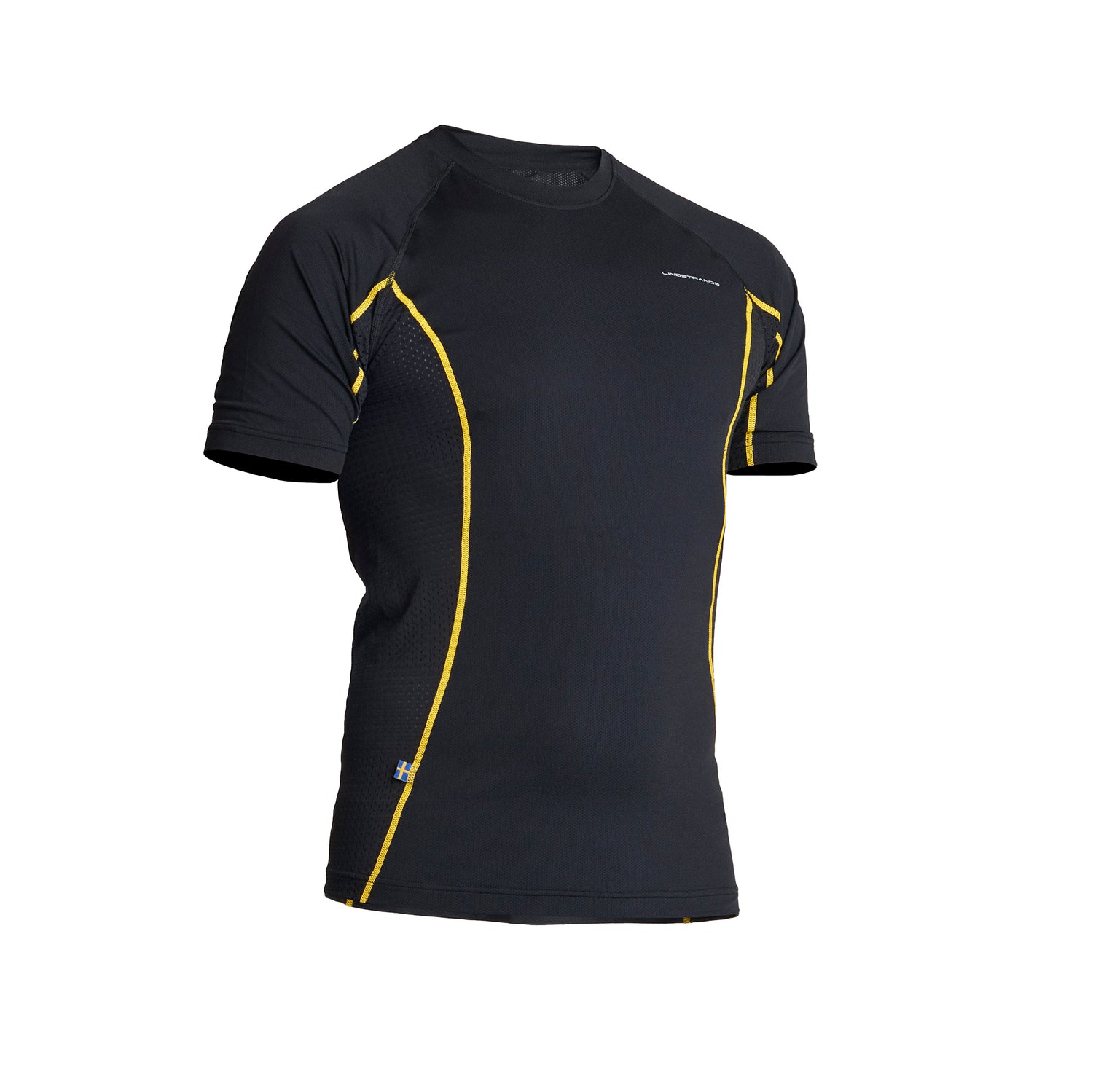 Lindstrands Dry Tee Black Onderkleding Zwart
