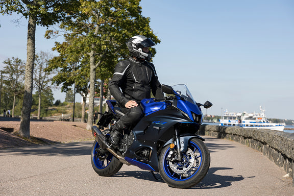 Lindstrands Sanden Leren Motorjas Zwart
