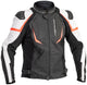 Lindstrands Sanden Leren Motorjas Zwart/Wit