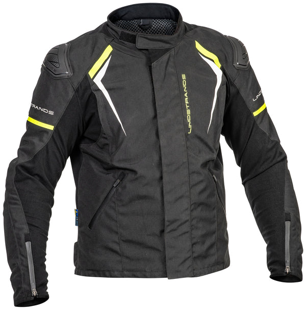 Lindstrands Sandvik Motorradjacke Schwarz/Gelb