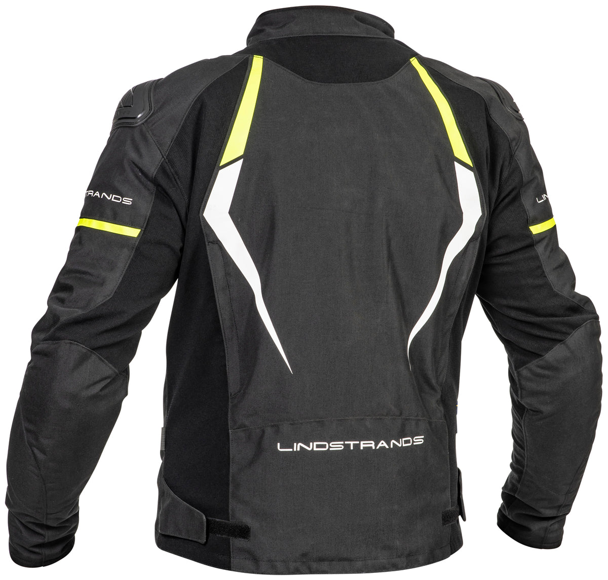 Lindstrands Sandvik Motorjas Zwart/Geel