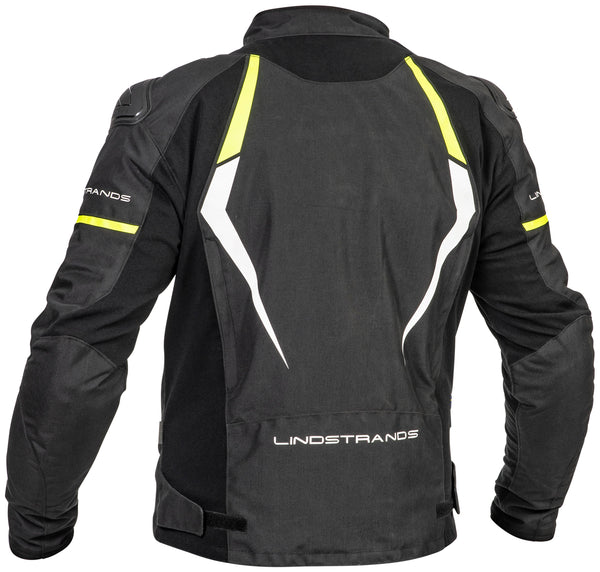 Lindstrands Sandvik Motorradjacke Schwarz/Gelb