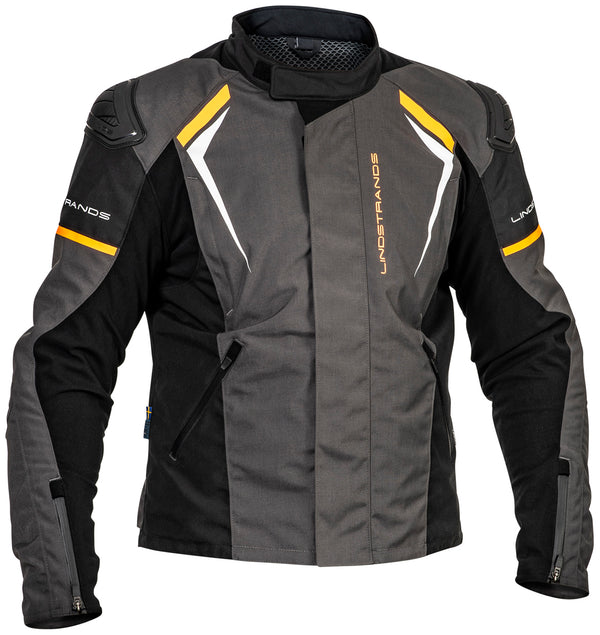 Lindstrands Sandvik Motorcycle Jacket Black/Orange