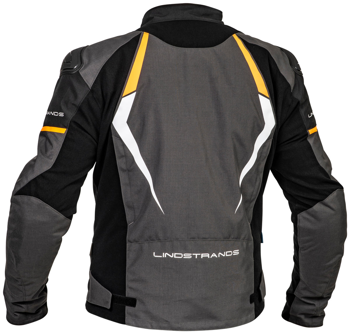 Lindstrands Sandvik Motorjas Zwart/Oranje