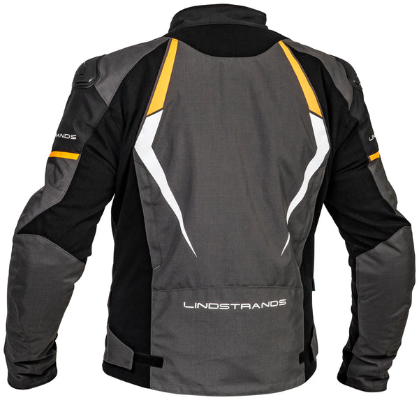 Lindstrands Sandvik Motorcycle Jacket Black/Orange