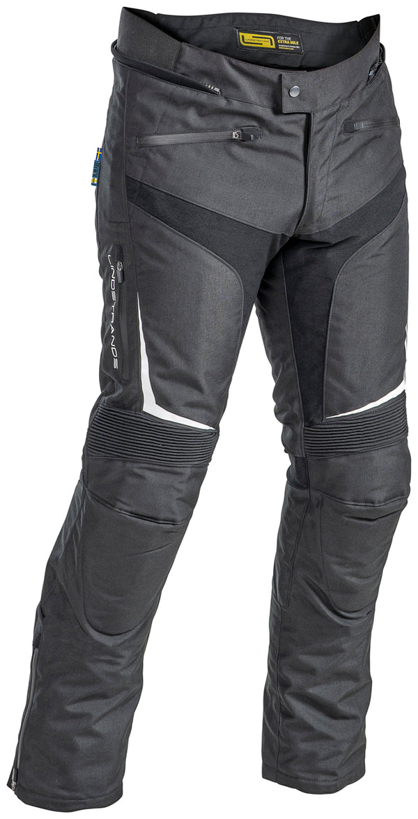 Lindstrands Sandvik Motorradhose Schwarz/Weiß