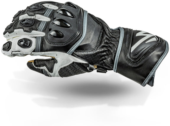 Lindstrands Bergby Motorhandschoenen Zwart/Wit