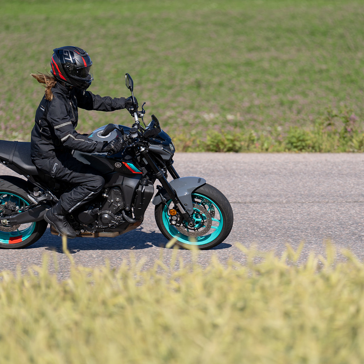 Lindstrands Lomsen Dames Motorjas Zwart