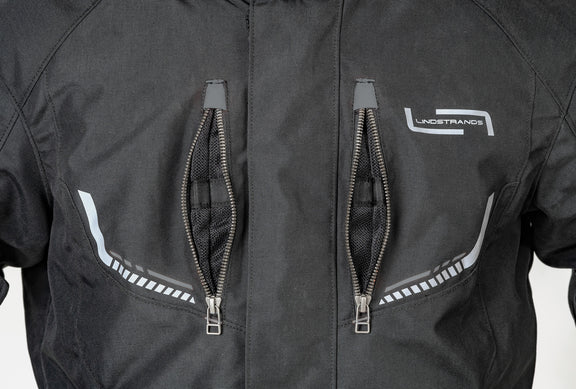 Lindstrands Lomsen Motorjas Zwart
