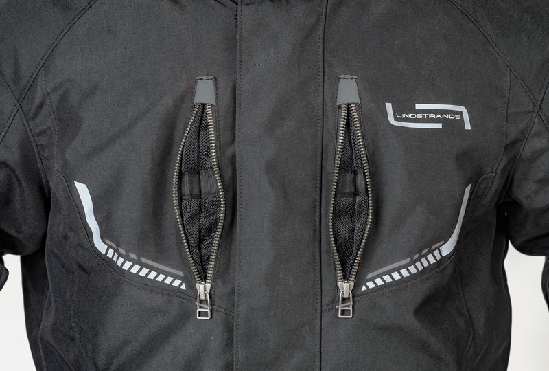 Lindstrands Lomsen Motorjas Zwart