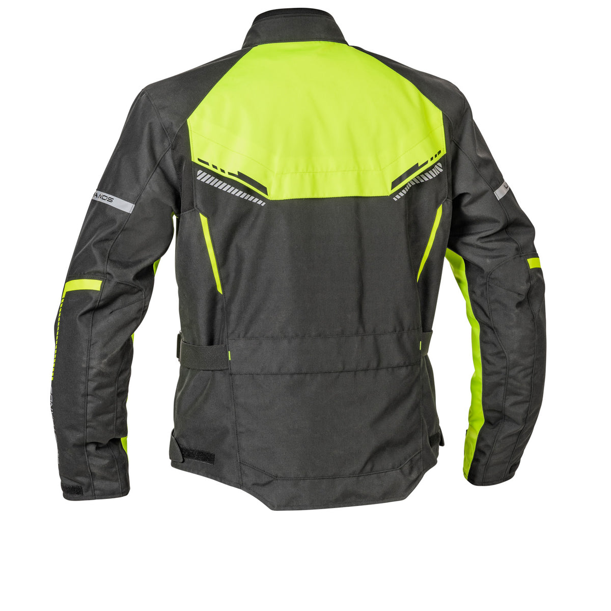 Lindstrands Lomsen Motorjas Zwart/Fluogeel