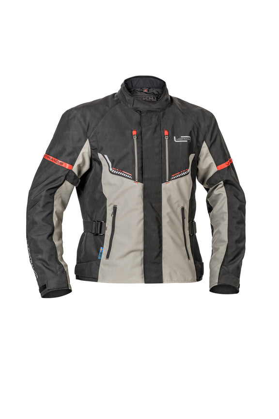 Lindstrands Lomsen Motorjas Zwart/Licht/Grijs