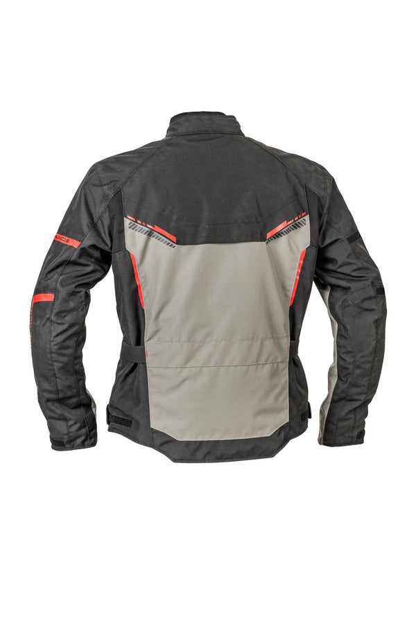 Lindstrands Lomsen Motorradjacke Schwarz/Hell/Grau