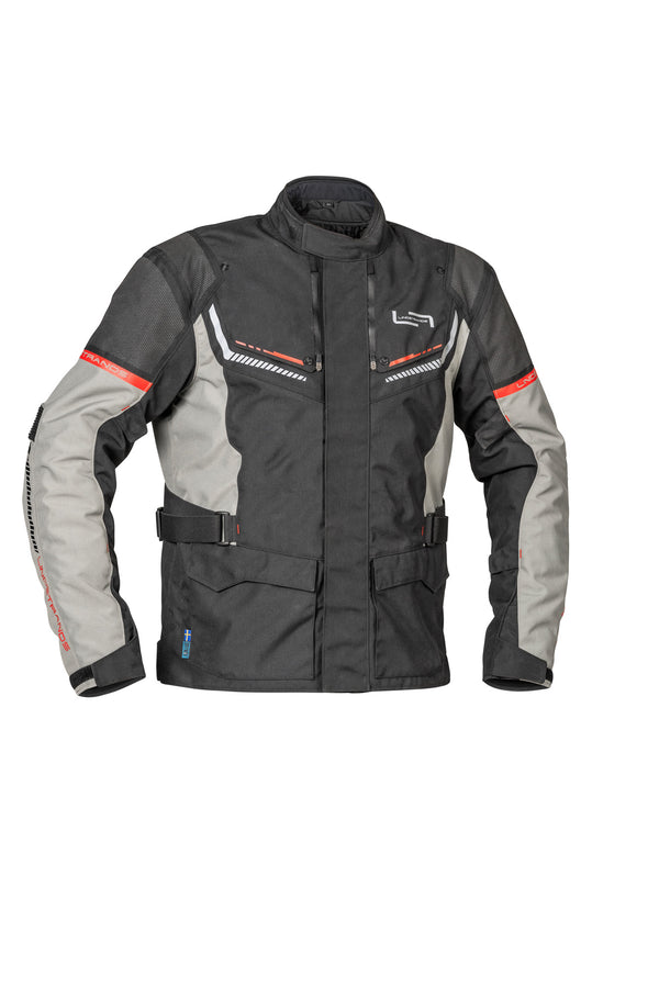 Lindstrands Sylarna Motorcycle Jacket Black/Light/Grey
