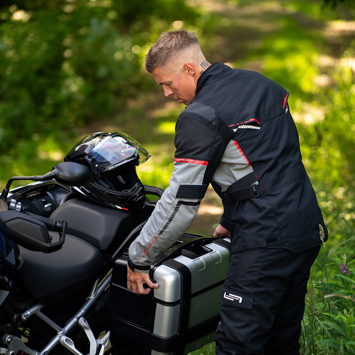 Lindstrands Sylarna Motorjas Zwart/Licht/Grijs