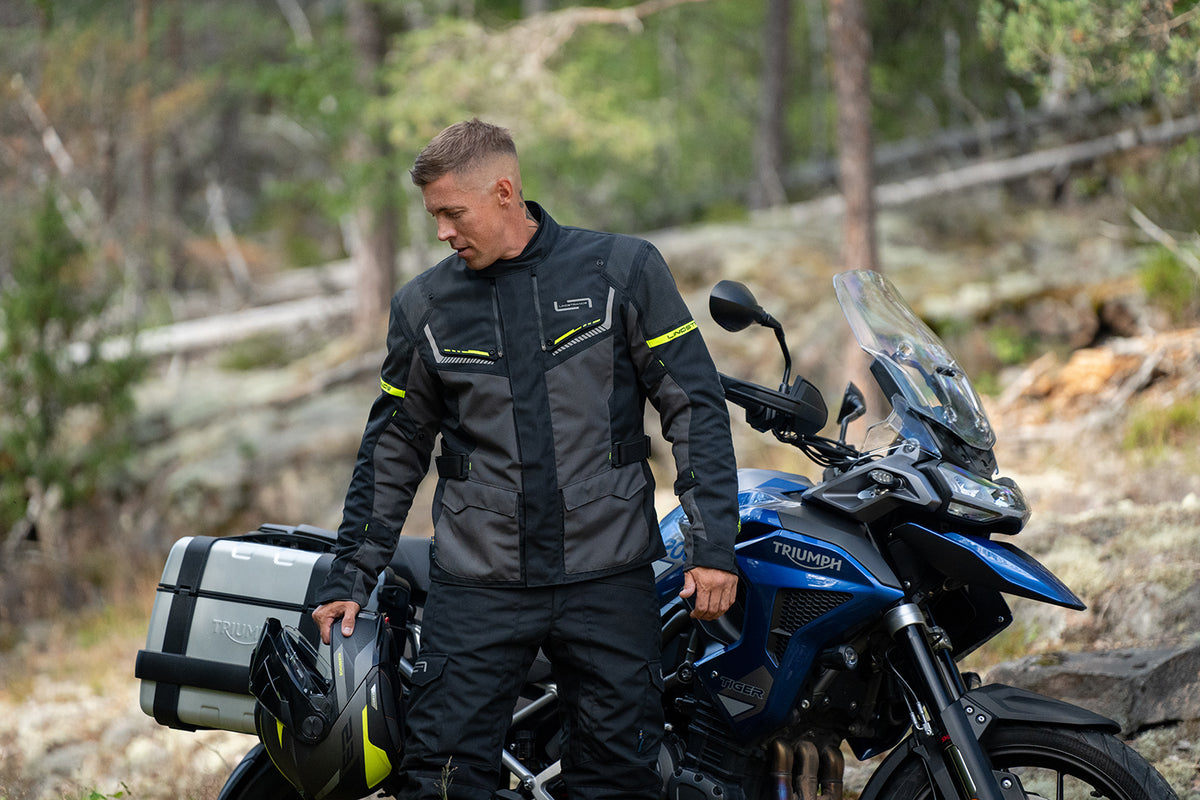Lindstrands Sylarna Motorjas Donker/Grijs/Zwart