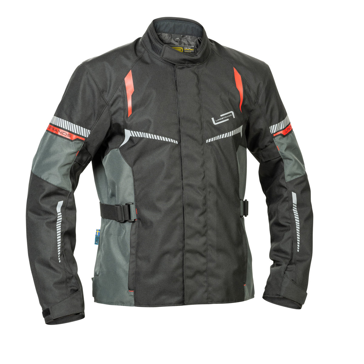 Lindstrands Backafall Motorjas Zwart/Grijs