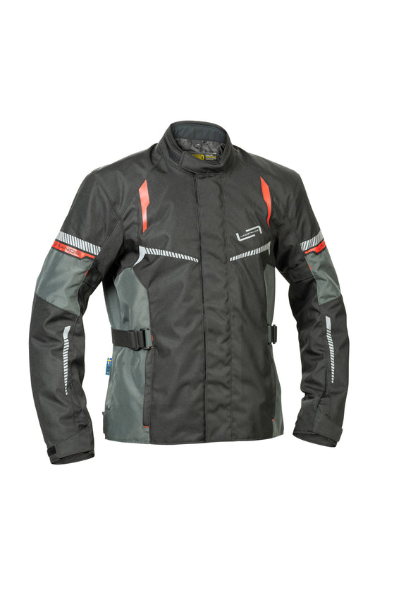 Lindstrands Backafall Motorjas Zwart/Grijs