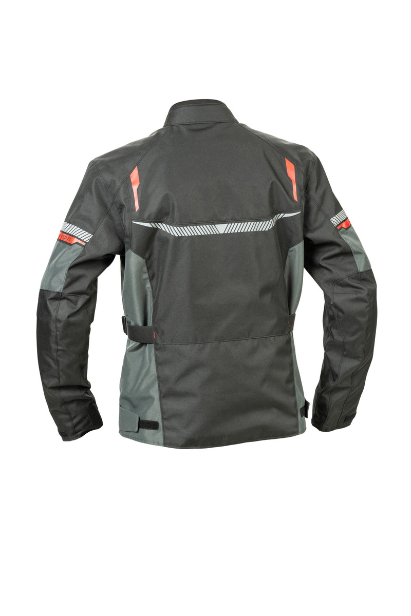 Lindstrands Backafall Motorjas Zwart/Grijs