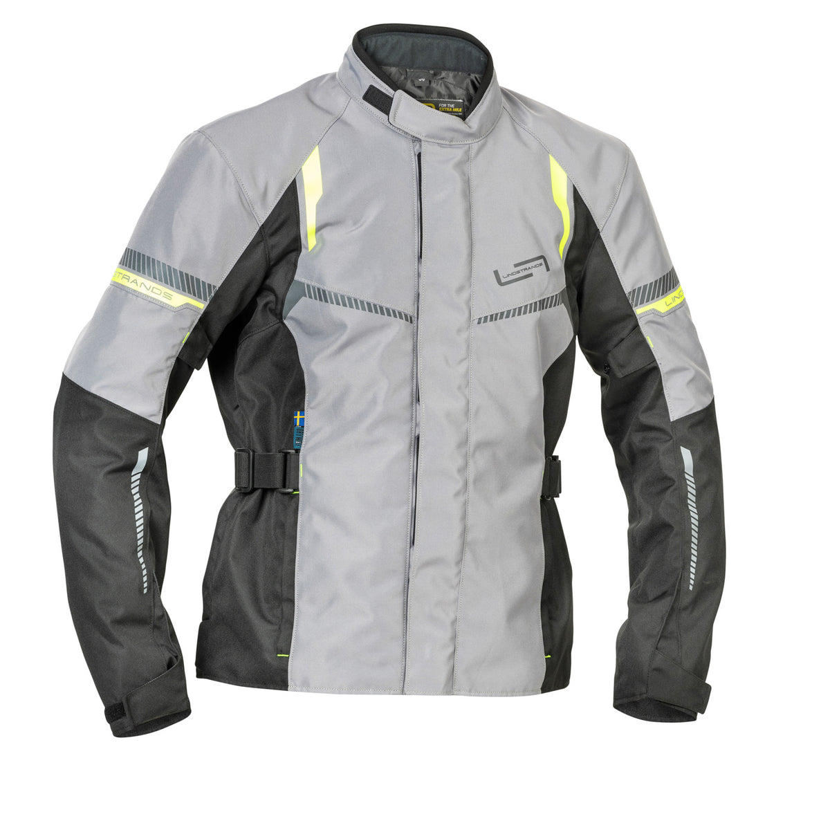 Lindstrands Backafall Motorjas Grijs/Zwart