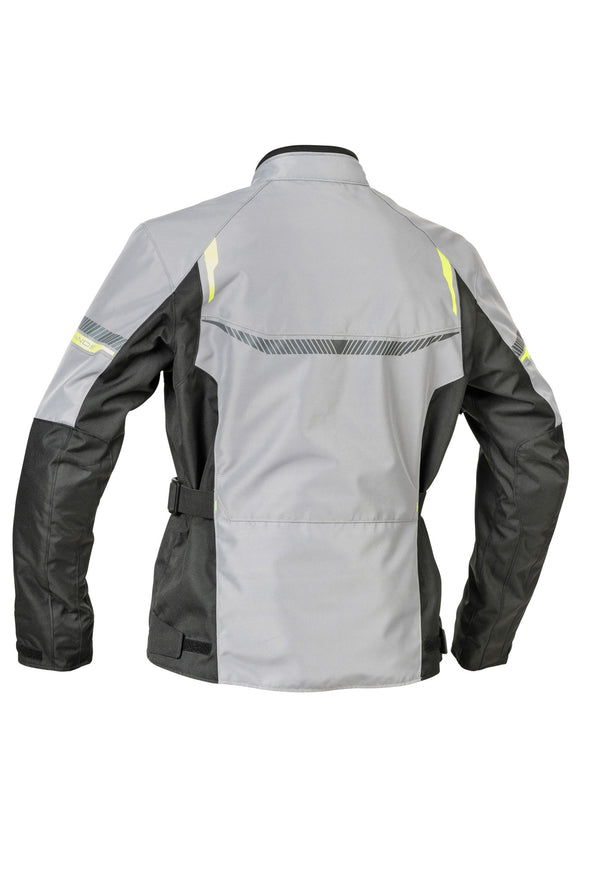 Lindstrands Backafall Motorradjacke Grau/Schwarz
