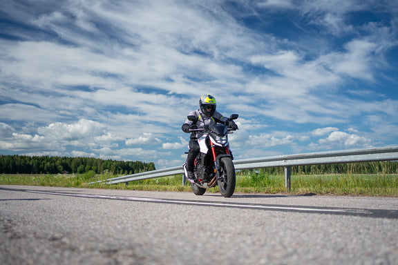 Lindstrands Backafall Motorjas Grijs/Zwart