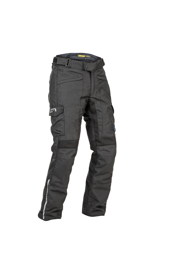 Lindstrands Borgvik Damen Motorradhose Schwarz - Kurz & Breit