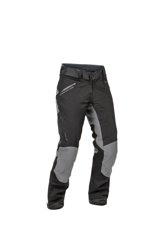 Lindstrands Lofsdalen Motorradhose Schwarz/Stahlgrau/Grau – Kurzes Bein