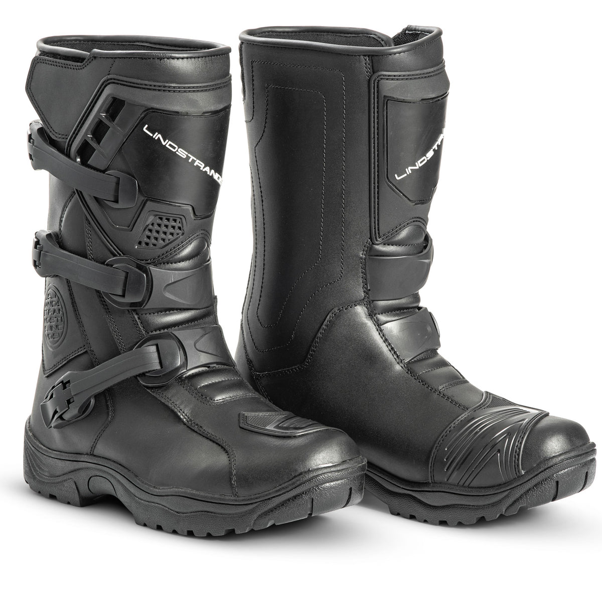 Lindstrands Adventure leather Motorlaarzen Zwart