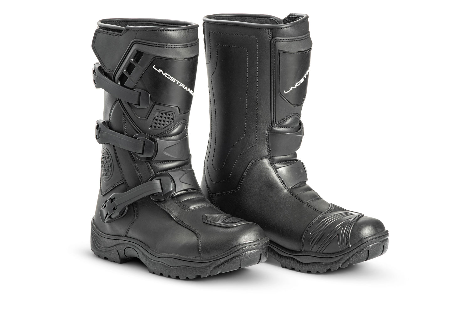 Lindstrands Adventure leather Motorlaarzen Zwart