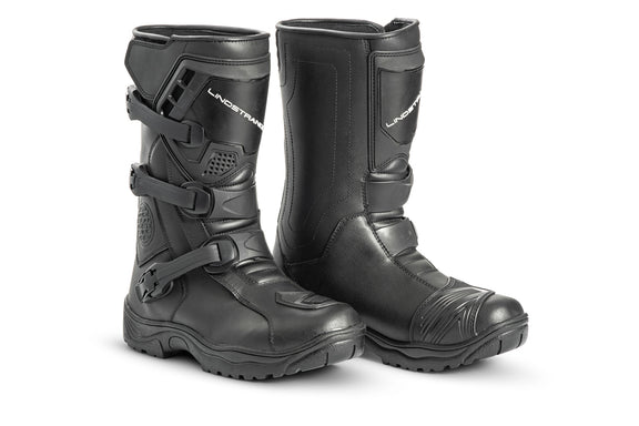 Lindstrands Adventure leather Motorlaarzen Zwart