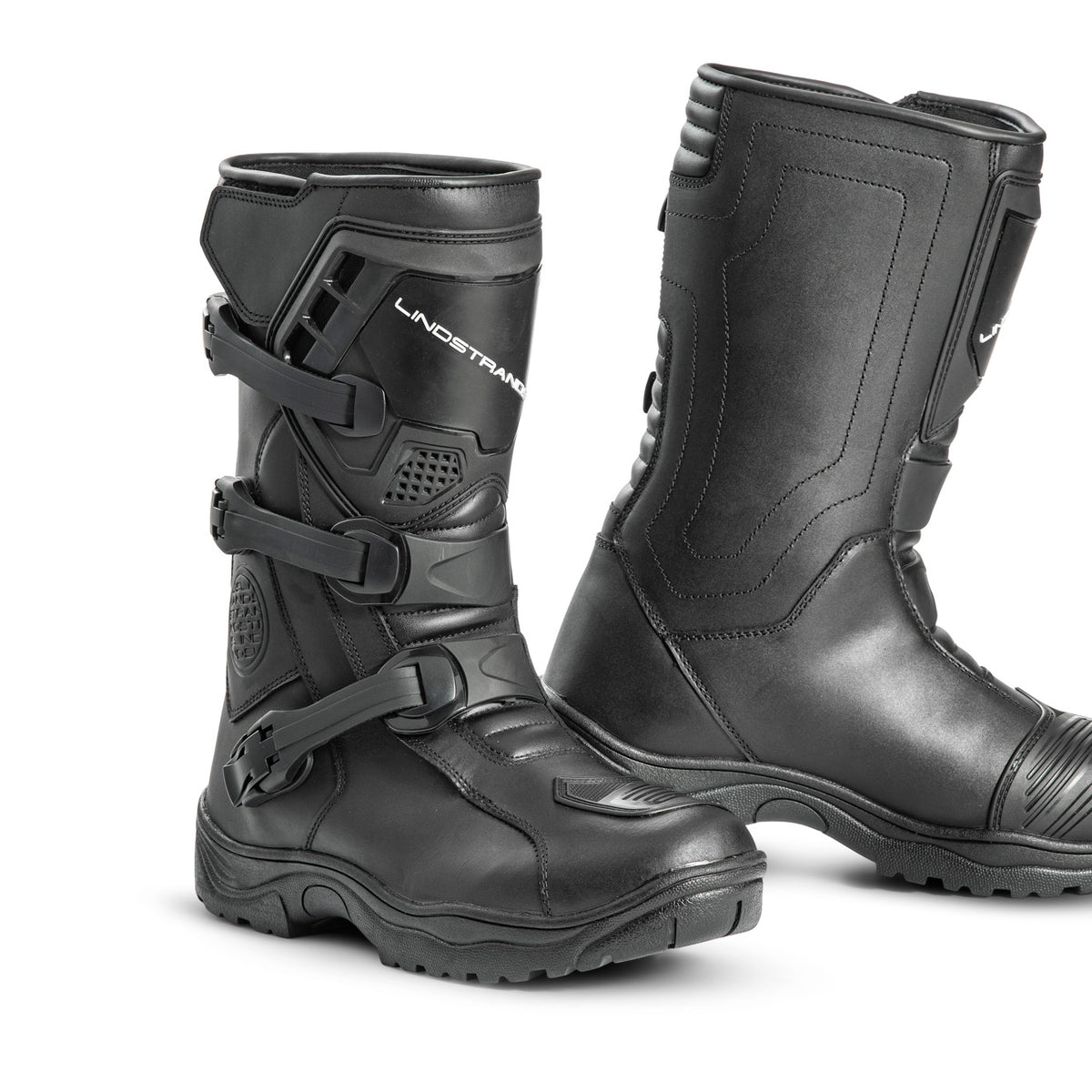 Lindstrands Adventure leather Motorlaarzen Zwart