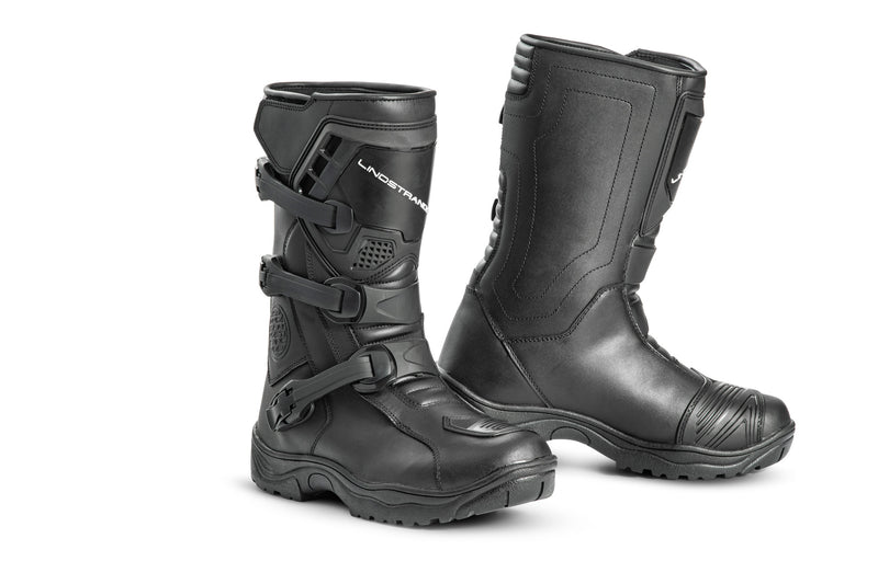 Lindstrands Adventure leather Motorlaarzen Zwart