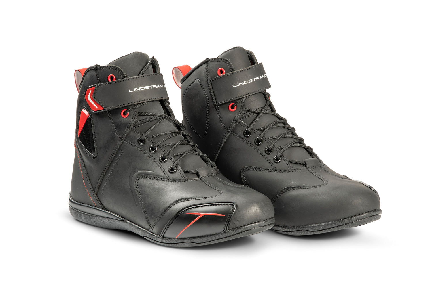 Lindstrands Sport leather Motorlaarzen Zwart
