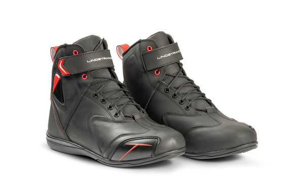 Lindstrands Sport leather Motorlaarzen Zwart