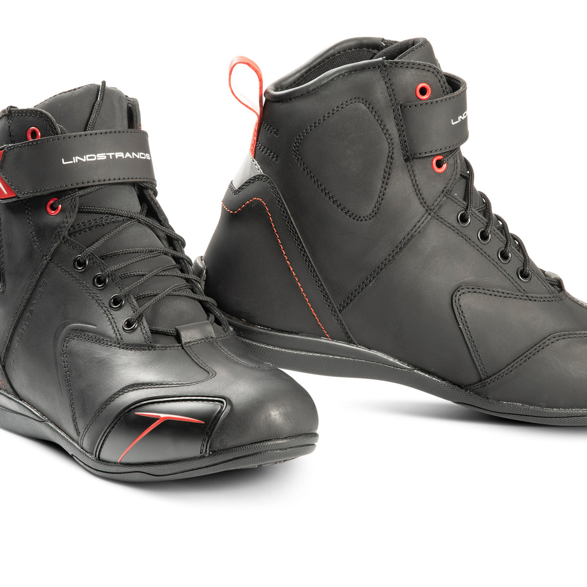 Lindstrands Sport leather Motorlaarzen Zwart