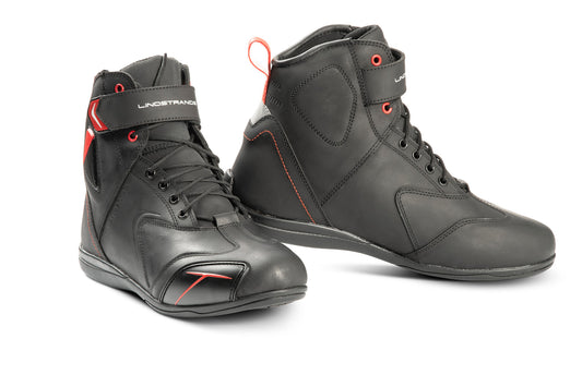 Lindstrands Sport leather Motorlaarzen Zwart