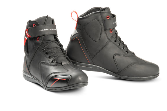 Lindstrands Sport leather Motorlaarzen Zwart
