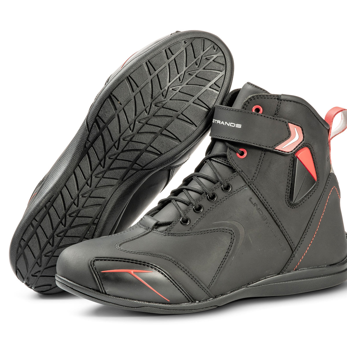 Lindstrands Sport leather Motorlaarzen Zwart
