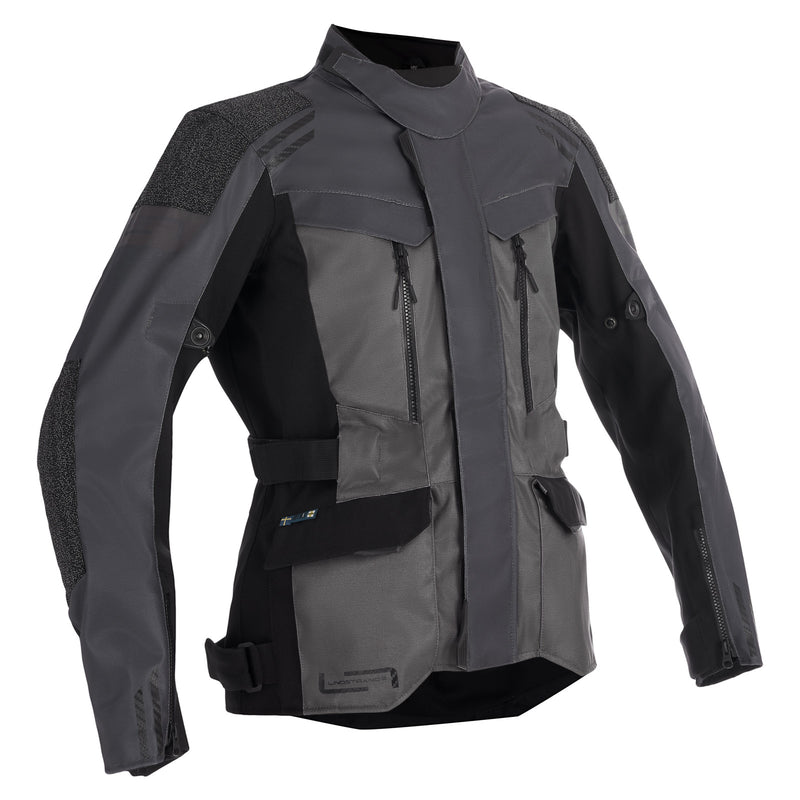 Lindstrands Storbo Dames Motorjas Grafiet/Donker/Grijs/Zwart