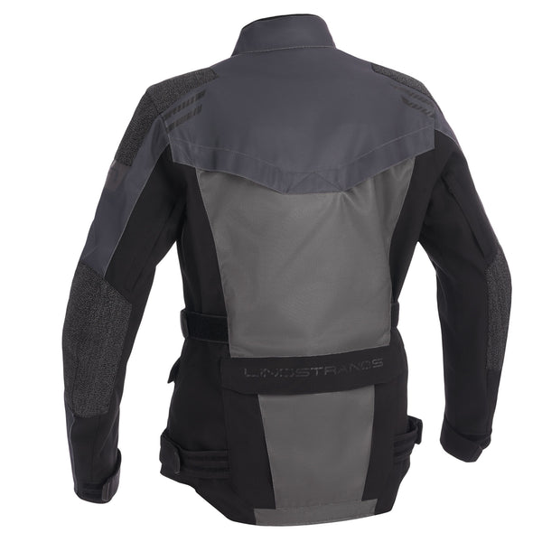 Lindstrands Storbo Women's Motorcycle Jacket Graphite/Dark/Grey/Black