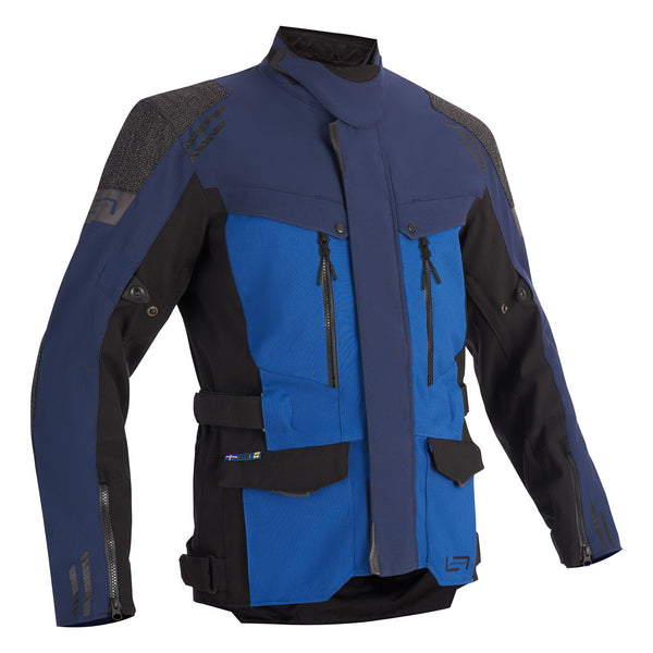 Lindstrands Storbo Motorcycle Jacket Blue/Black