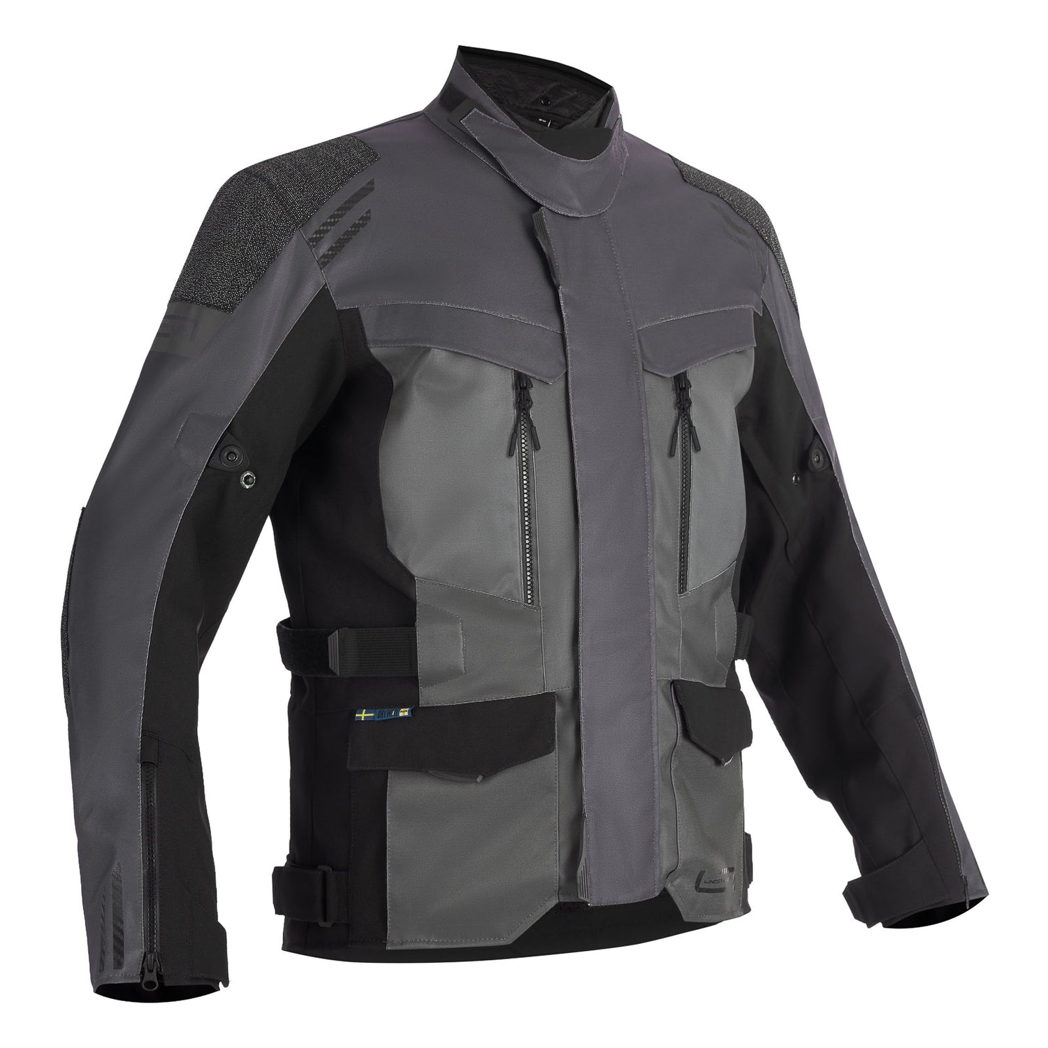 Lindstrands Storbo Motorjas Grafiet/Donker/Grijs/Zwart